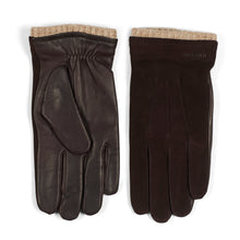 Load image into Gallery viewer, Leather Gloves Bob Dark Brown - Howard London