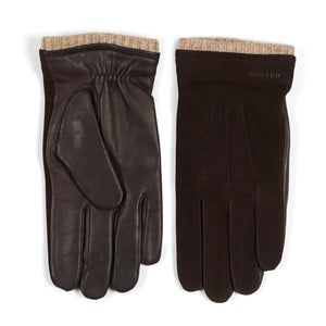 Leather Gloves Bob Dark Brown - Howard London