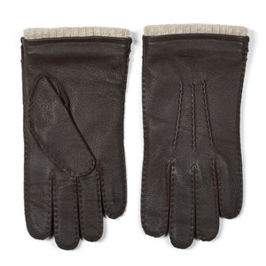 Leather Gloves Mateo Dark Brown - Howard London