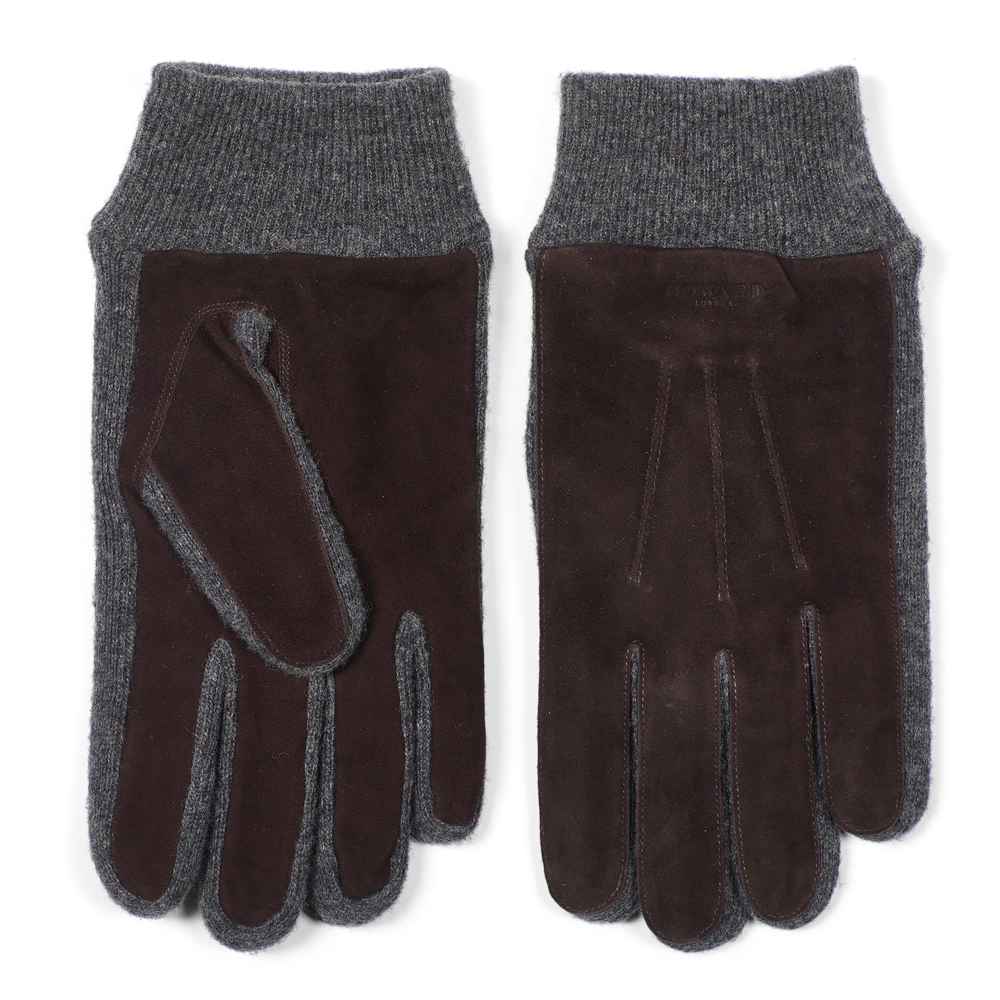 Leather Gloves Dean Dark Brown - Howard London