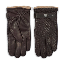 Load image into Gallery viewer, Leather Gloves Axel Dark Brown - Howard London