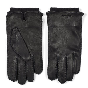 Deerskin Leather Gloves Frank Black - Howard London