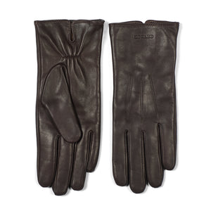 Women's Leather Gloves Cleo Dark Brown - Howard London