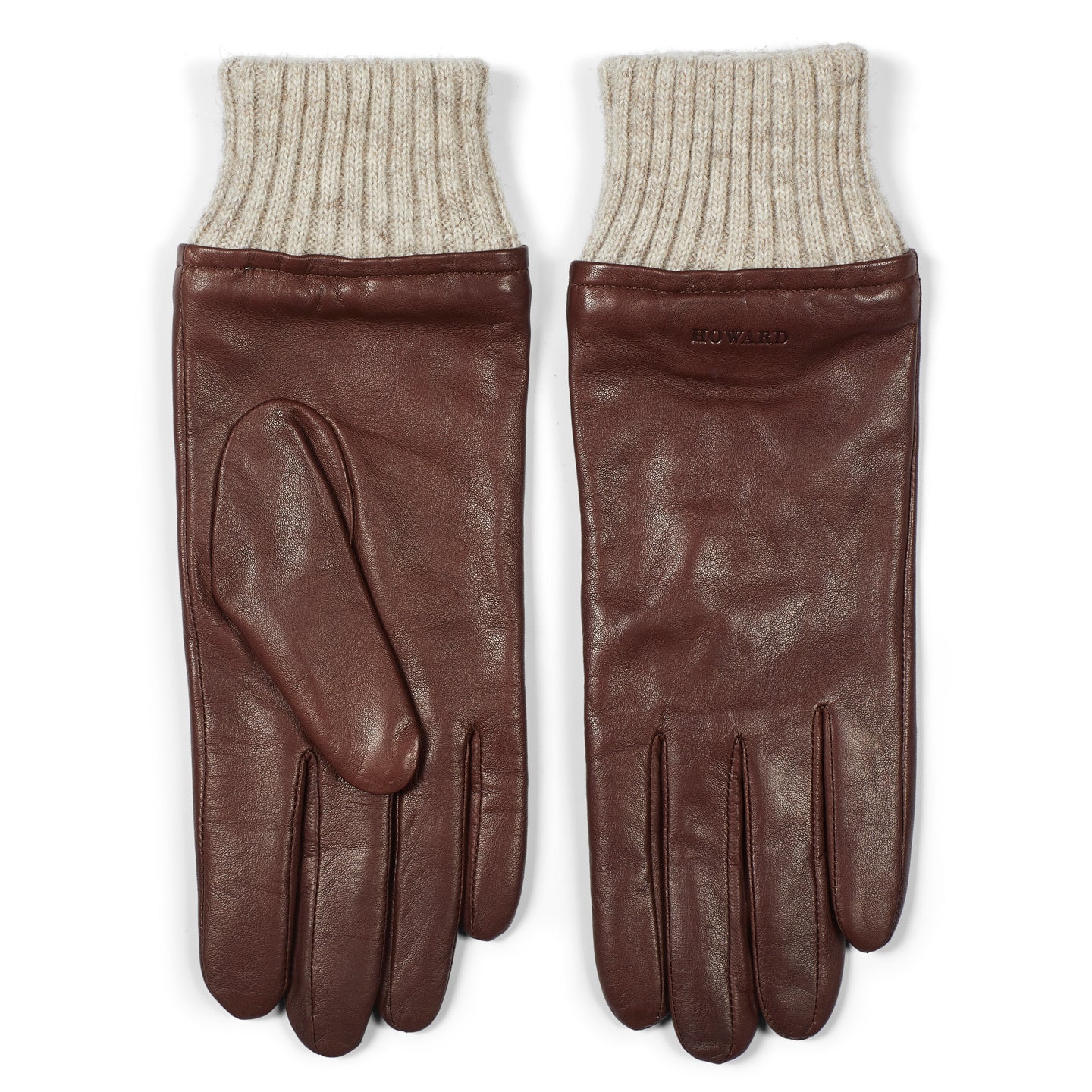 Women's Leather Gloves Ella Brown - Howard London