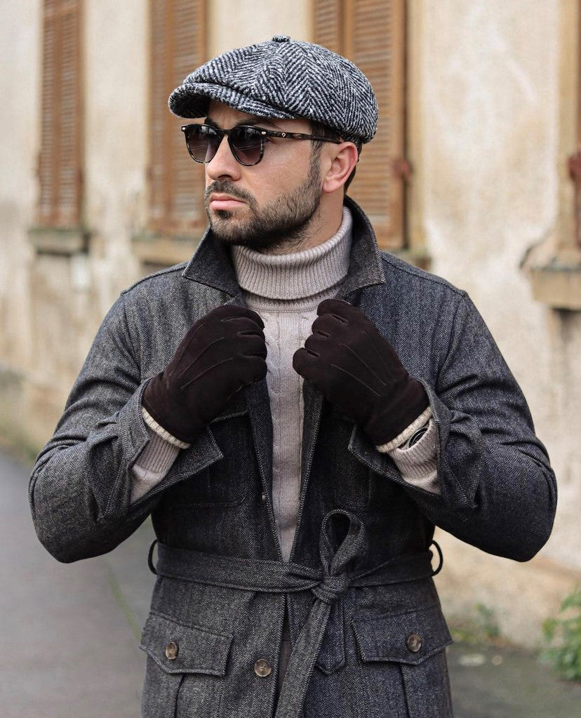 Leather Gloves Bob Dark Brown – Howard London